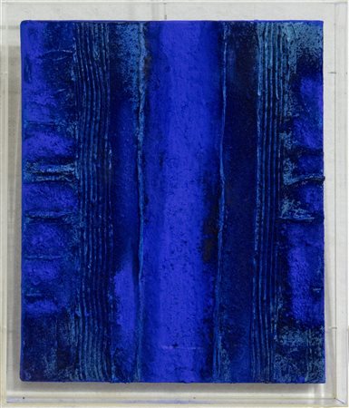 Marcello Lo Giudice Eden blu, 2020 olio su tela cm 60x50 autentica a cura...