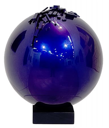 Beppe Bonetti Variazioni su un errore di Parmenide, 2011 acciaio verniciato a...