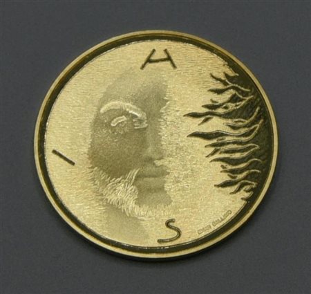 MEDAGLIA GIUBILEO 2000, GESU' CRISTO, IN ORO 18Kt Titolo oro: 750/1000 DIAM:...