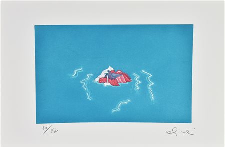 Luca Alinari PUNTO DELL'ANIMA incisione, cm 31,5x48, su foglio cm 50x70; es....