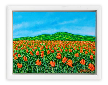 GIOVANNI DAUREA (1955) - Campo di papaveri