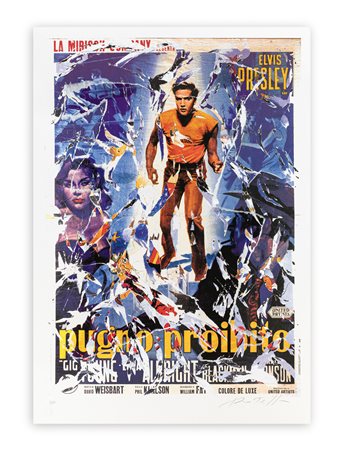 MIMMO ROTELLA (1918-2006) - Pugno proibito