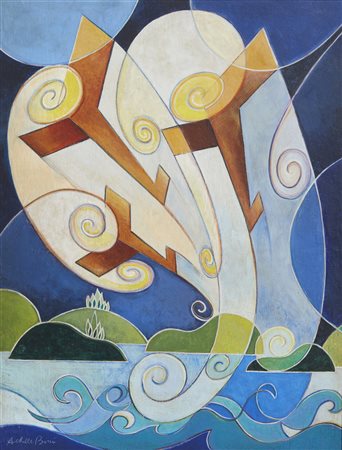 BONI ACHILLE (1896 - 1956) - AEROPITTURA.