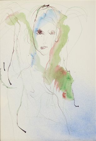 TRECCANI ERNESTO (1920 - 2009) - RITRATTO MULIEBRE.