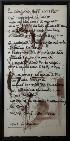 CELIBERTI GIORGIO (n. 1929) - LA CANZONE DELL'UCCELLO.