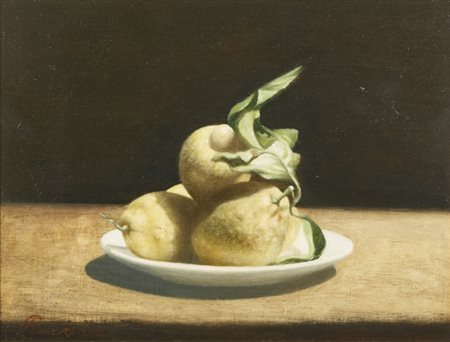 RIVIERI GIUSEPPE  (n. 1953) - NATURA MORTA, 2001.