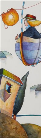 NESI FRANCESCO (n. 1952) - SORVOLANDO.