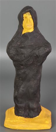 Claudio Parigi INVERNO, 2020 scultura in gesso colorato, cm 20x8x5 sotto la...