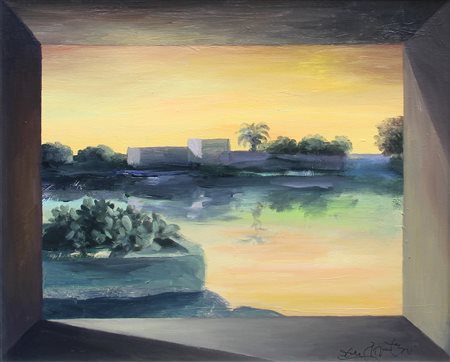 PIGNATELLI Ercole, Paesaggio sull'acqua