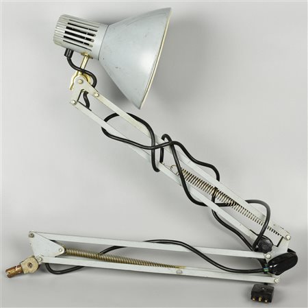 LAMPADA DA SCRIVANIA in metallo e plastica con luce orientabile h cm 90 Lievi...