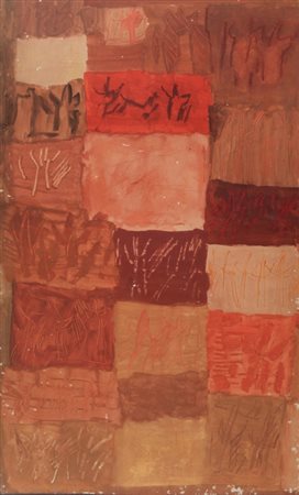 RICCARDO LICATA (1929-2014) Composizione 1960tecnica mista su carta cm...