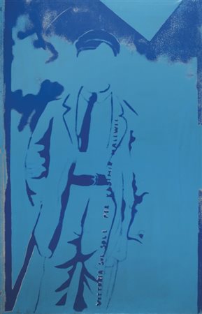 MARIO SCHIFANO (1934-1998) Vittoria sul sole per Kasimir Malevic 1971-74base...