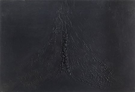 ALBERTO BURRI (1915-1995) Cretti: C 1971acquaforte, acquatinta, stampo a...