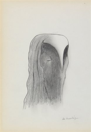 GINO DE DOMINICIS (1947-1998) Senza titolo matita su carta cm...