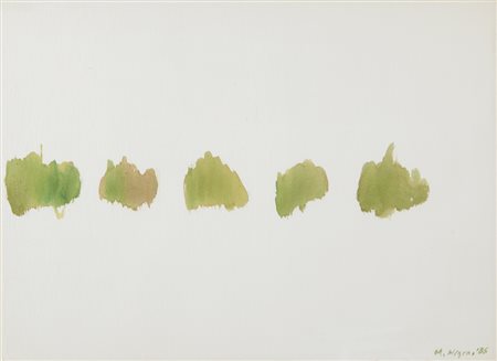 MARIO NIGRO (1917-1992) Dame 1986acquerello su carta cm 40x60firmato e datato...