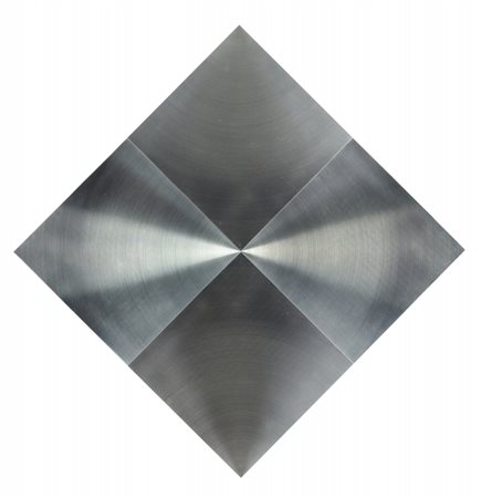 GETULIO ALVIANI (1939-) Superficie tornita 4 ¼ di quadrato (disco),...