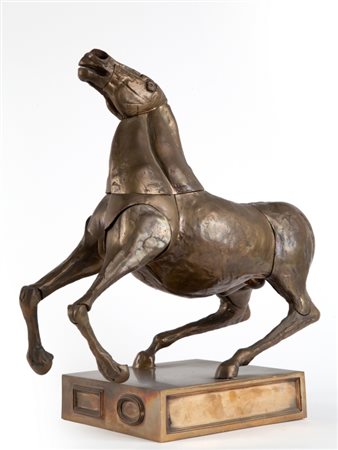 BERROCAL CASSINARI (-) Il Cavallo 1973fusione in bronzo alla cera persa cm...