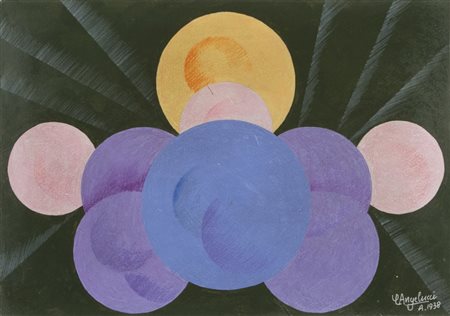 COMINAZZINI LEANDRA ANGELUCCI (1890-1981) Senza titolo 1938tempera su...