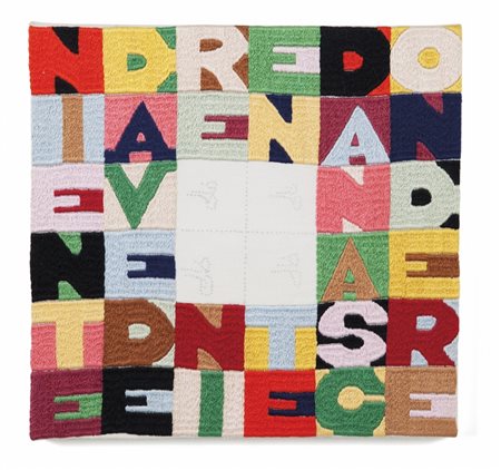 ALIGHIERO BOETTI (1940-1994) Niente da vedere, niente da nascondere...