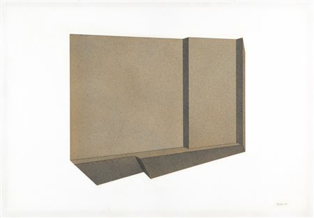 GIUSEPPE UNCINI (1929-2008) Collage 1973collage su plexiglass cm...