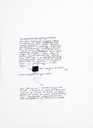 GIANFRANCO BARUCHELLO (1924-) Il disastro del kodardo 1966inchiostro su carta...