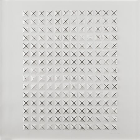 DADAMAINO (EDOARDA MAINO) (1935-2004) Rilievocarta fustellata cm...