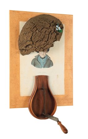 DANIEL SPOERRI (1930-) Dalla serie: Lepreux d'islande 1993materiale vario su...