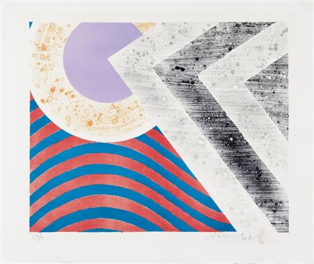 HSIAO CHIN (1935-) Senza titolo 1965serigrafia cm 50x67esemplare 59/70firmato...