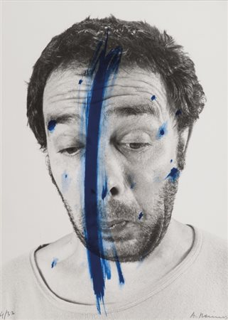 ARNULF RAINER (1929-) Senza titolo litografia cm 56x40esemplare 4/33firmato...