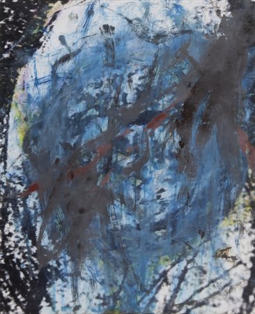 ARNULF RAINER (1929-) Senza titolo (dettaglio da un'opera di Goya)...