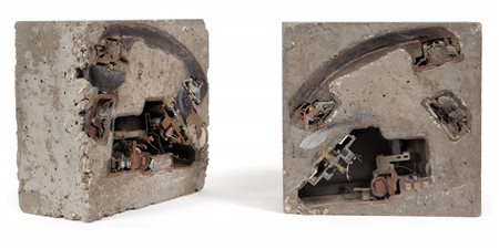 FERNANDEZ ARMAN (1928-2005) En raison de l'Encombrement des lignes 1974...