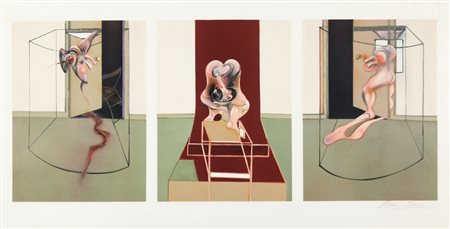 FRANCIS BACON (1909-1992) Triptyc inspired by Orestela of Aeschylus...