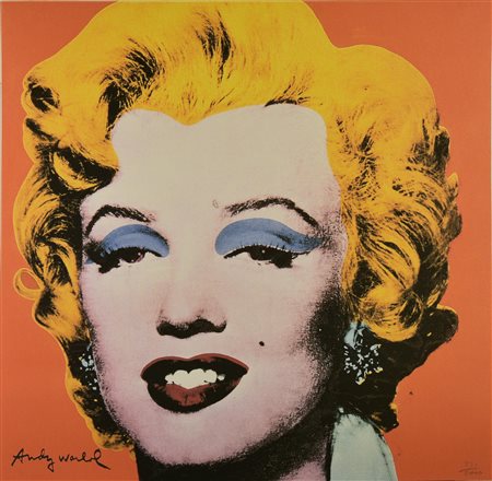 D'apres Andy Warhol MARILYN fotolitografia, cm 60,5x60,5; es. 251/2.400 firma...