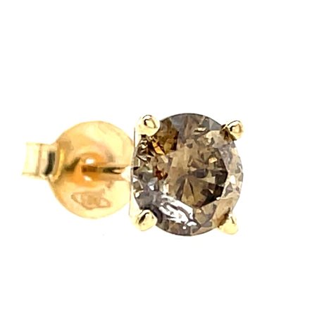 ORECCHINO IN ORO GIALLO 0.50 GR CON DIAMANTI - ER20303
