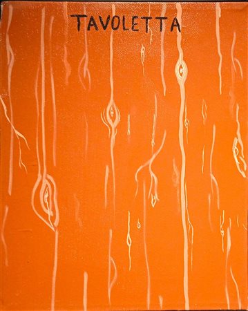 LABORATORIO SACCARDI (2002) "Tavoletta", 2006. Olio su tela. Cm 29,5x24....