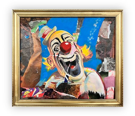 ROBERTO SCALA (1968) - Clown Blue Light, 2021