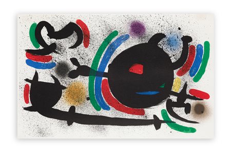 JOAN MIRÓ (1893-1983) - Senza Titolo (Miró. Litografo I. Tav. X), 1972