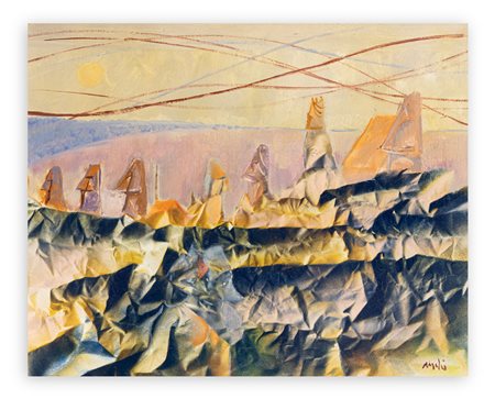 GIORGIO MELZI (1944) - Giganti di pietra