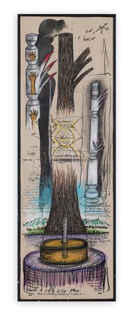 GIANCARLO GELSOMINO (1958) - Studio per 'Punta dritto sul labirinto', 1997