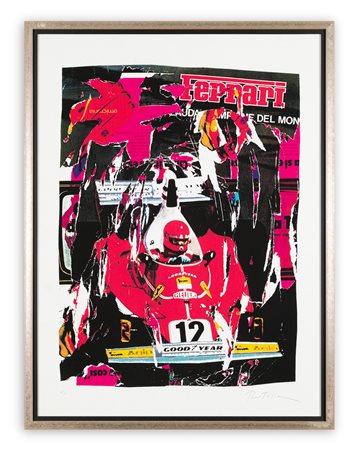 MIMMO ROTELLA (1918-2006) - Senza Titolo (Ferrari)