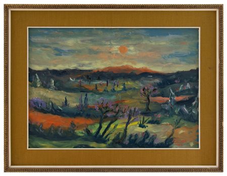 Franco Emanuel Solinas Ozieri (SS) 1925 - Santa Margherita Ligure (GE) 2005 Paesaggio Sardo