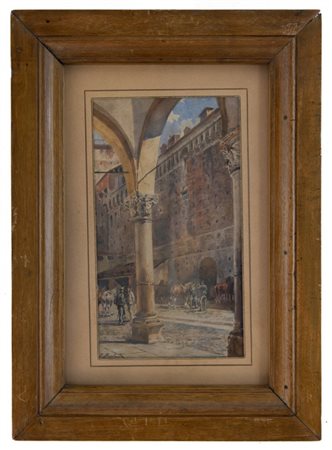 Leopoldo Burlando Milano 1841-1915 Milano Castello Sforzesco