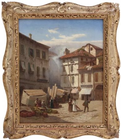 Ercole Calvi Verona 1824 - 1900 Angolo di Verona