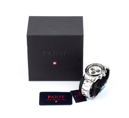  
PAJOT: orologio polso cronografo in acciaio 
 