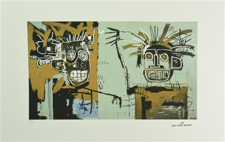 D'apres Jean Michel Basquiat UNTITLED foto-litografia, cm 50x70; es. 171/250...