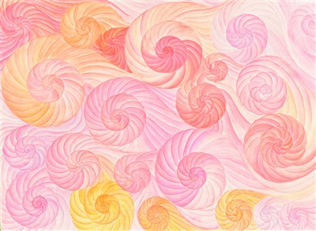 Francesca Zambon COMPOSIZIONE tecnica mista su carta, cm 21x28 sul retro:...