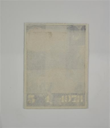 Enzo Bersezio BIOGRAFICO - 3 1 1978 tecnica mista su carta, cm 13,5x9,5