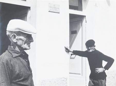 CARMI LISETTA (1924-) Genova, portuali anni ‘60stampa ai sali d’argento,...