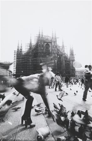 GLAVIANO MARCO (1942-) Milanoanni ‘70stampa ai sali d’argento, vintage41x30,4...