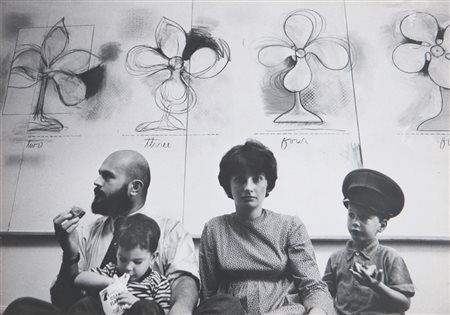 UGO MULAS (1928-1973) Jim Dine con la moglie Nancy1964stampa ai sali...